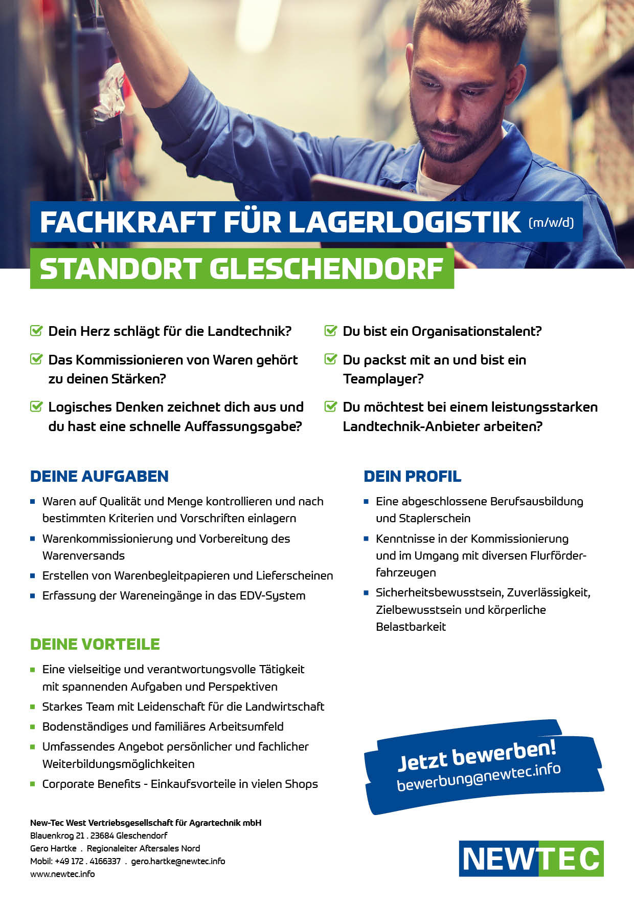 NEWTEC_Stellenanzeige_Fachkraft_fuer_Lagerlogistik_Gleschendorf_2025