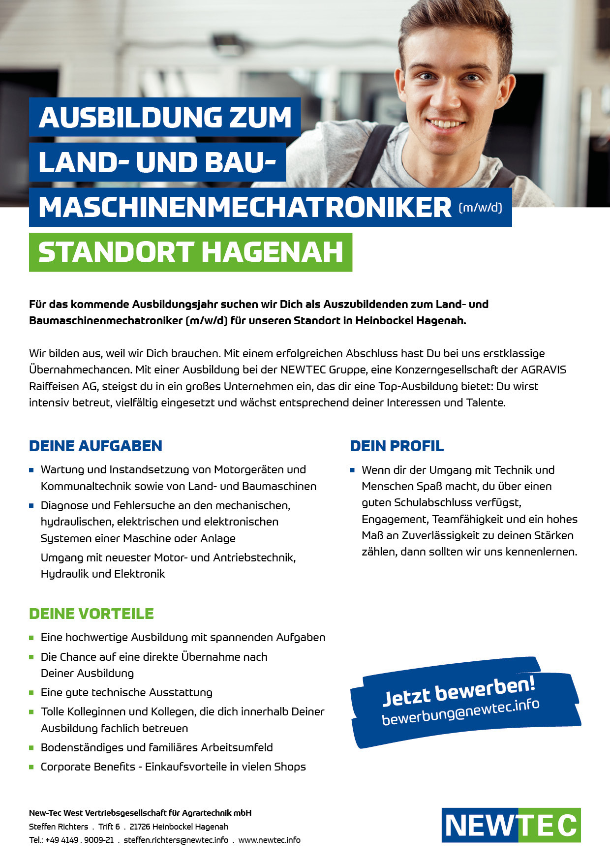 NEWTEC_Stellenanzeige_Ausbildung_Land-_und_Baumaschinenmechatroniker_Hagenah